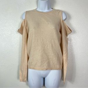 Club Monaco Cashmere Cut Out Shoulder Sweater Women’s small